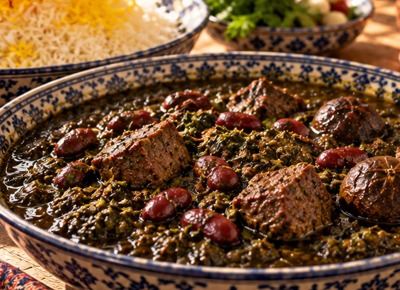 Ghormeh Sabzi Persian herb stew